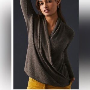 NWT Anthro Dailey practice wrap sweater